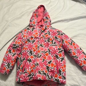 Cat & Jack floral 3-1 winter coat